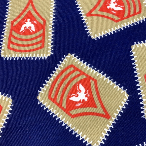 Rare Vintage Eagle Coat Arms Fabric Remnant Scrap - Picture 2 of 5